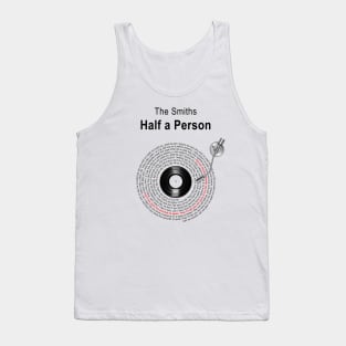 HALF A PERSON LYRICS ILLUSTRATIONS Tank Top